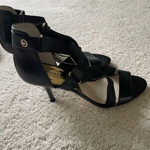 Michael Kors Black Strappy Heels